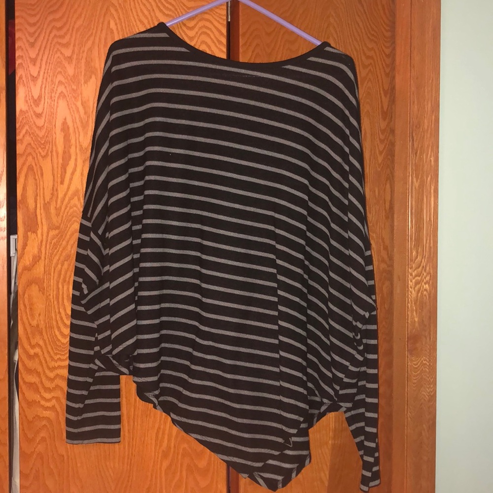 Asymmetrical sweater top